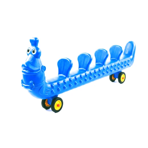 Kids Caterpillar Multi-Seater Ride-On Train - Group Play Equipment for Daycares & Schools - crowna - Image 2