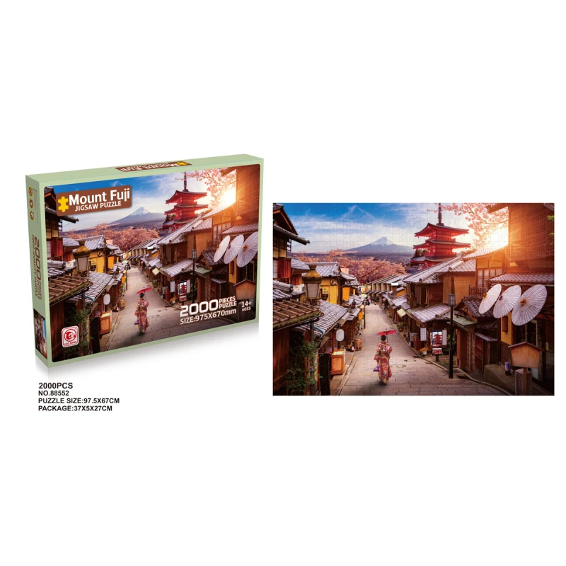 بازل جبل فوجي الياباني (Mount Fuji Jigsaw Puzzle) - 2000 قطعة - مقاس 97.5x67 سم - هواية للكبار والمراهقين 14+ - ماي دولي