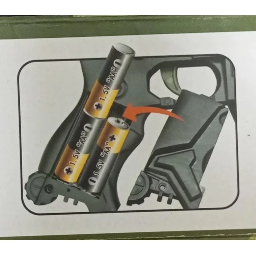 Assault Rifle With A Scope, And A Grenade. 5 x 23 x 56 cm - My Dolly - Image 3