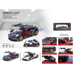 1:24 Pagani Huayra Diecast Alloy Car Model with Light, Sound & Smoke Feature