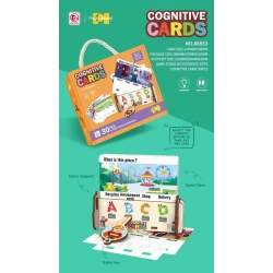 بطاقات Cognitive Cards التعليمية للمهن والأماكن (NO. 88933) - 30 قطعة - تطوير التفكير ورد الفعل - مناسبة 3 سنوات فما فوق