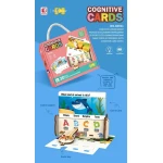 بطاقات Cognitive Cards الحيوانات (NO. 88931) - 30 قطعة - تطوير التفكير ورد الفعل - مناسبة 3 سنوات فما فوق - PlayfulMario - ماي دولي