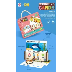 بطاقات Cognitive Cards الحيوانات (NO. 88931) - 30 قطعة - تطوير التفكير ورد الفعل - مناسبة 3 سنوات فما فوق - PlayfulMario