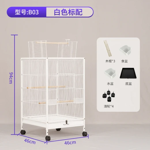 Wimow Large Bird Cage | Safe and Comfortable Home for Parrots and Canaries | Bird Supplies Wimow Large Bird Cage | Safe and Comfortable Home for Parrots and Canaries | Bird Supplies