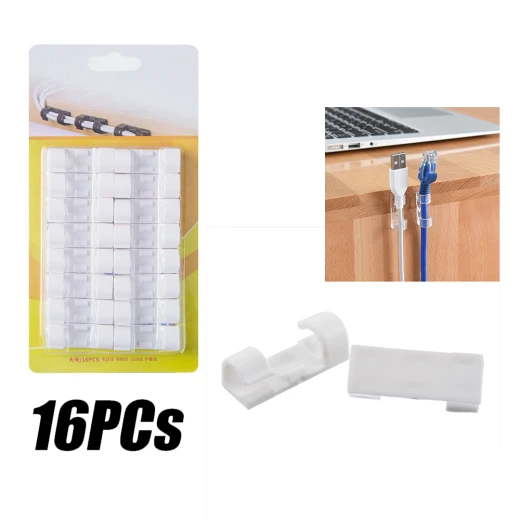 16 pieces of electrical device wire mounting clips - Image 6