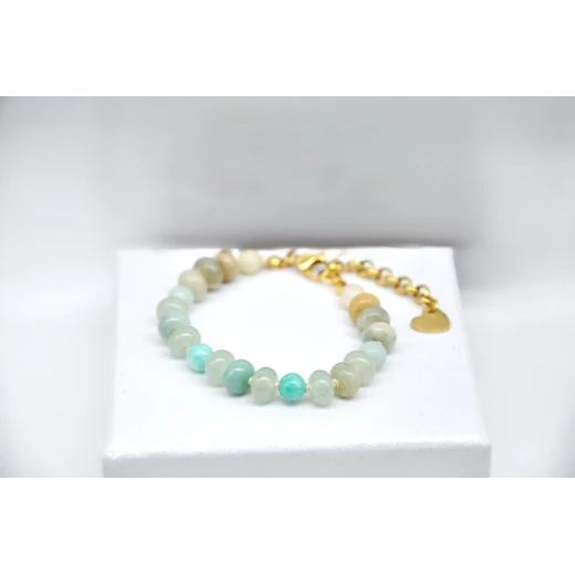 Women´s Handmade Knotted Beaded Bracelets with amazonite and Aventurine stone Beads Women´s Handmade Knotted Beaded Bracelets with amazonite and Aventurine stone Beads