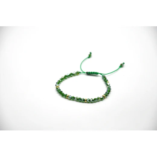 Tuleen Accesorios Handmade Crystal Bracelet – Sparkling Beaded Design – Adjustable Sliding Knot – Elegant & Lightweight Handcrafted Jewelry Tuleen Accesorios Handmade Crystal Bracelet – Sparkling Beaded Design – Adjustable Sliding Knot – Elegant & Lightweight Handcrafted Jewelry