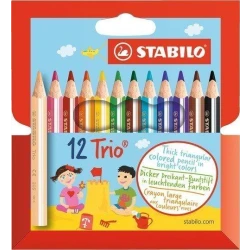 الوان خشبية قصيرة 12 Stabilo