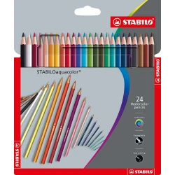 الوان خشبية 24 لون مائي Stabilo