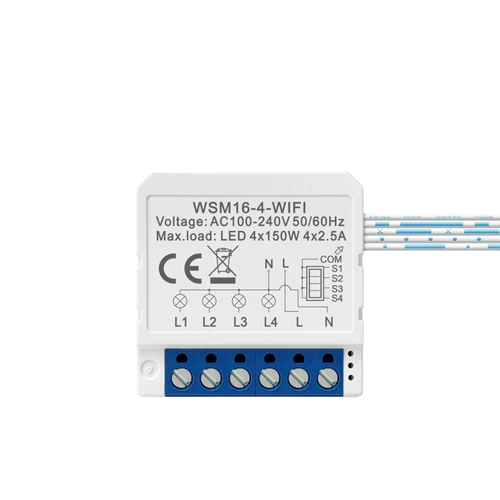 Mini Hidden Smart Switch - Zigbee - 4 Gang - Image 2