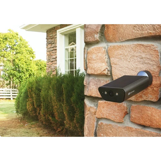EZVIZ EB5 4K Solar Security Camera Outdoor Wireless 2-IN-1 Built-in Solar Panel, Color Night Vision, Human Detection, Vehicle Detection, Two Way Audio, Weatherproof, Alexa Compatible, Black - Ezviz - Image 9