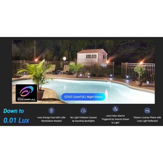 EZVIZ H80x 4K Outdoor Wifi Surveillance Camera Dual Lens Auto Tracking Night Vision ColorFULL Under Ultra Low Light Person Vehicle Detection AI Bidirectional Audio - Ezviz - Image 5