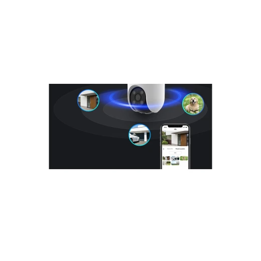 EZVIZ H8c Pan & Tilt Wi-Fi Camera offers 360° coverage, smart motion tracking, and full HD video. Stay connected and secure with remote control and real-time alerts anytime. - Ezviz - Image 5