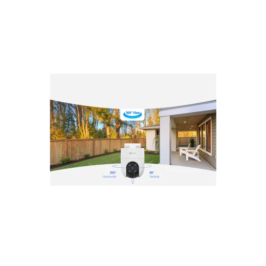 EZVIZ H8c Pan & Tilt Wi-Fi Camera offers 360° coverage, smart motion tracking, and full HD video. Stay connected and secure with remote control and real-time alerts anytime. - Ezviz - Image 8