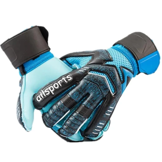 Professional goalkeeper glove with finger protection and a layer of highly grippy latex - Image 3