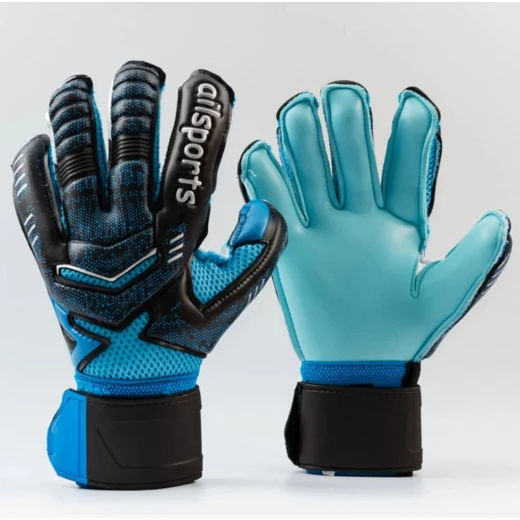 Professional goalkeeper glove with finger protection and a layer of highly grippy latex - Image 4