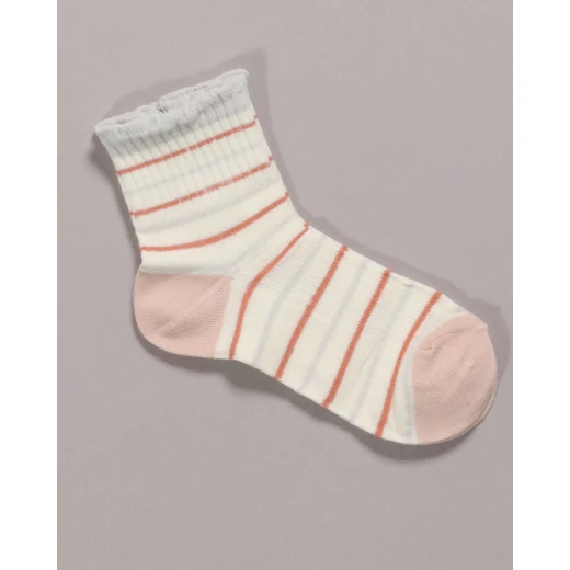 Soft-Toned Striped Ankle Socks Soft-Toned Striped Ankle Socks