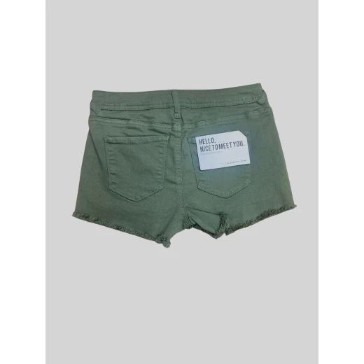Celebrity Pink Women’s Denim Shorts– Olive Green Size 5/27 - celebrity pink - Image 2