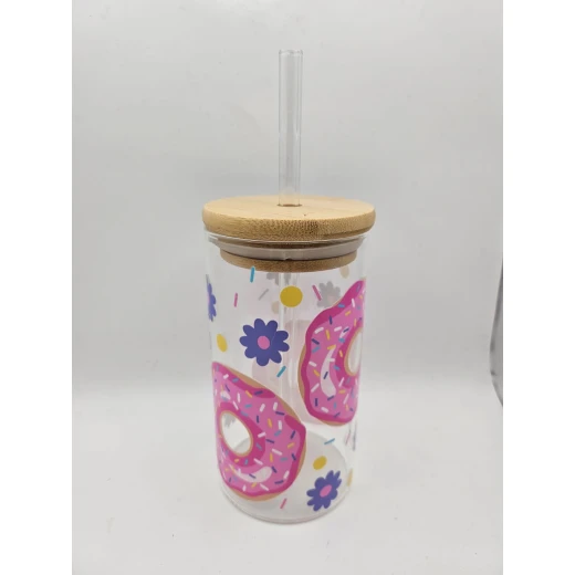 Timeless gifts a cup with a Donuts design, 550 ml,1 piece Timeless gifts a cup with a Donuts design, 550 ml,1 piece