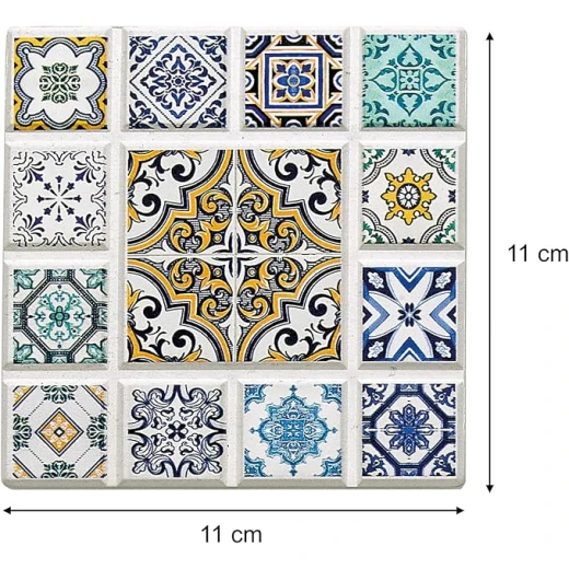 Kuchenprofi Marrakech Star Design Coaster White 11 cm × 11 cm × 1 cm - Kuchenprofi - Image 4