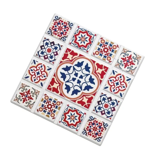 Kuchenprofi Marrakech Flower Design Coaster White 11 x 11 x 1 cm Kuchenprofi Marrakech Flower Design Coaster White 11 x 11 x 1 cm