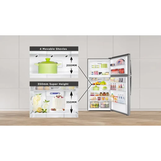 TCL Top Mount Freezer Refrigerator, 465L with Fast Cooling Technology 2 Years Warranty - TCL - Image 6