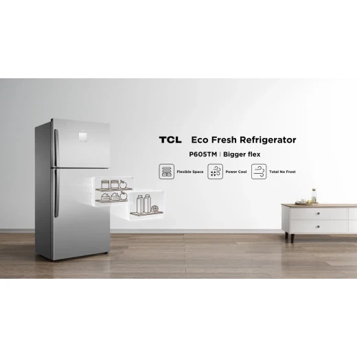 TCL Top Mount Freezer Refrigerator, 465L with Fast Cooling Technology 2 Years Warranty - TCL - Image 5