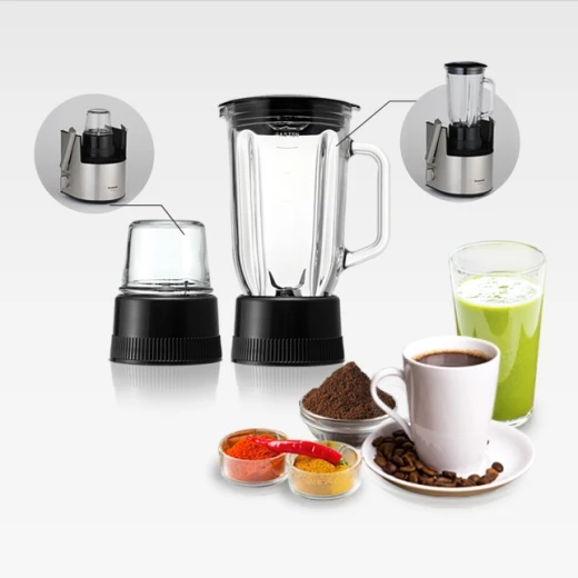 Panasonic 3-In-1 Juicer Extractor/ Blender/ Grinder, 800W, Mj-Dj31, With Durable Metal Spinner, Glass Blender Jug And Mill, 1Year Warranty - Panasonic - Image 7