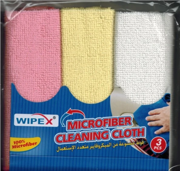 Wipex Microfiber Cleaning Cloths – Pack of 3, Soft, Reusable & Lint-Free - Wipex