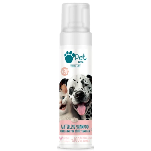 Pet Love - Waterless Pet Shampoo - Strawberry, 225 ml Pet Love - Waterless Pet Shampoo - Strawberry, 225 ml