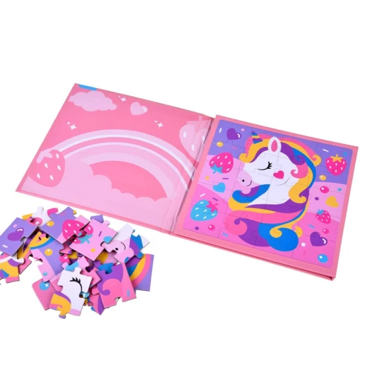 Color Day unicorn Magnetic Puzzle Book - ColorDay - Image 5