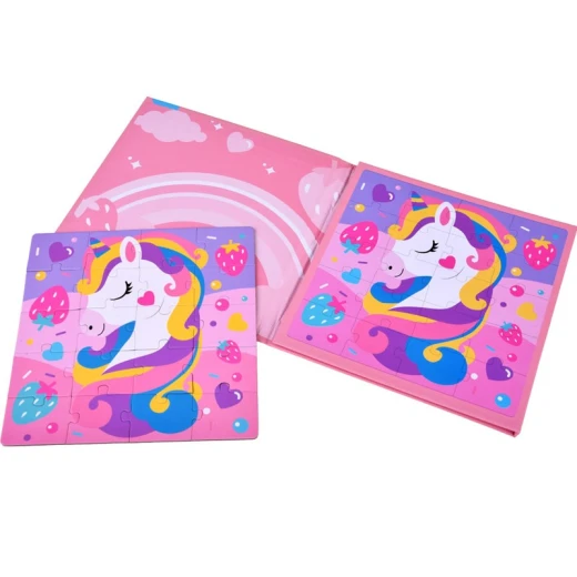 Color Day unicorn Magnetic Puzzle Book - ColorDay - Image 4