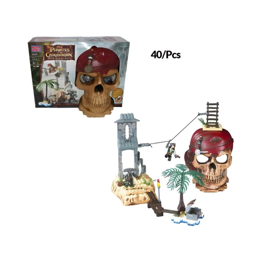 Mega Bloks Pirates of The Caribbean Skull Playsets 40 PCS Mega Bloks Pirates of The Caribbean Skull Playsets 40 PCS