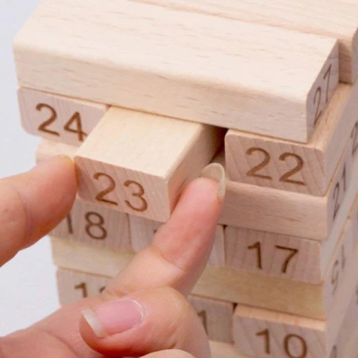 لعبة ألغاز جينجا متعددة الوظائف 54 قطعة - ألعاب ار اس - Image 3