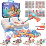 3D Screw Puzzle, Box 332-piece car assembly game using screwdrivers and bolts - Rs Toys