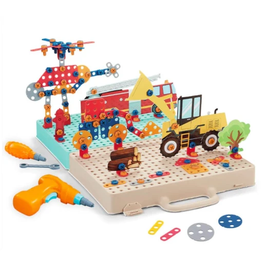 3D Screw Puzzle, Box 332-piece car assembly game using screwdrivers and bolts - Rs Toys - Image 5
