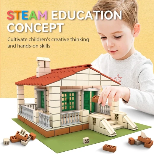 Farm House Garden Buliding 209 Pcs - Rs Toys - Image 9