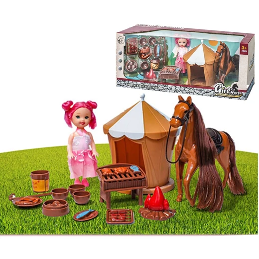 Girl And Horse with Accessories Girl And Horse with Accessories