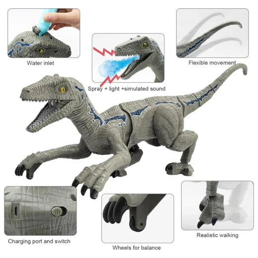 Intelligent Bionic Remote Control Velociraptor - Rs Toys - Image 2