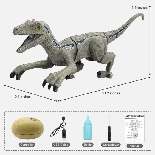 Intelligent Bionic Remote Control Velociraptor - Rs Toys - Image 3
