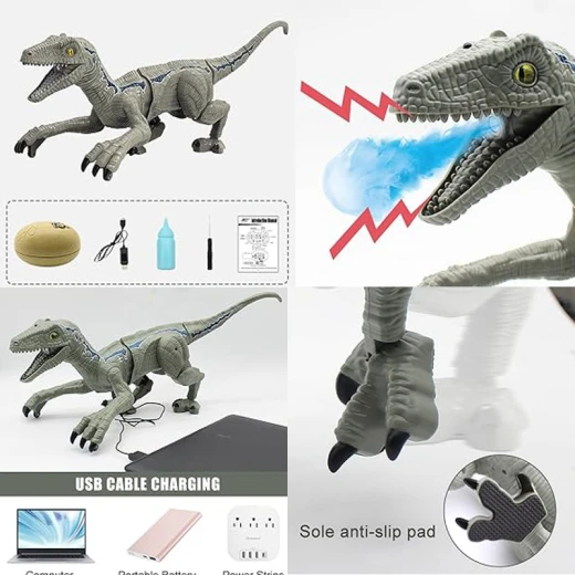 Intelligent Bionic Remote Control Velociraptor - Rs Toys - Image 6