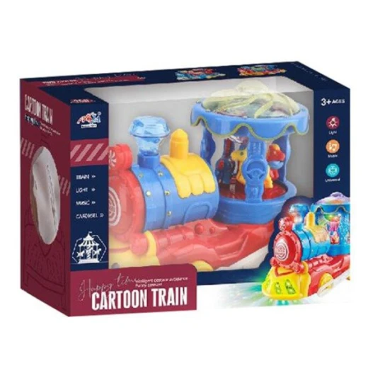 Intelligent Moving Smart Cartoon Train With Lighting - Rs Toys - Image 2