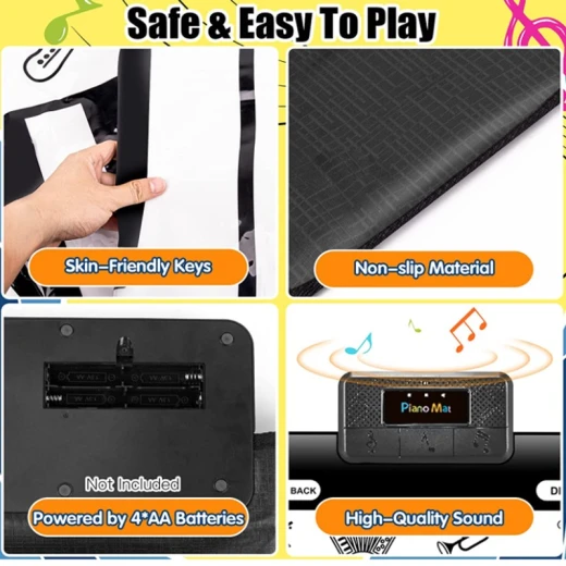 Keyboard Playmat 180 Cm - Rs Toys - Image 4