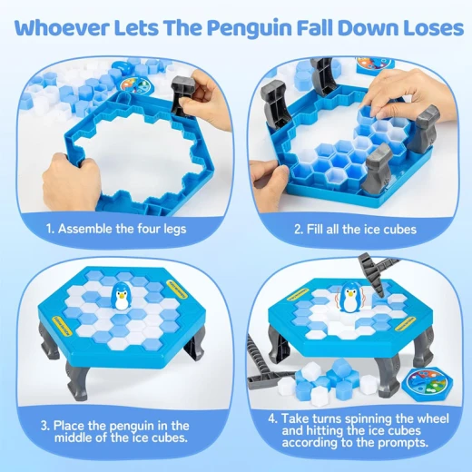 Penguin Breaking Ice 6.5 x 17 cm (X023-1) - Rs Toys - Image 5