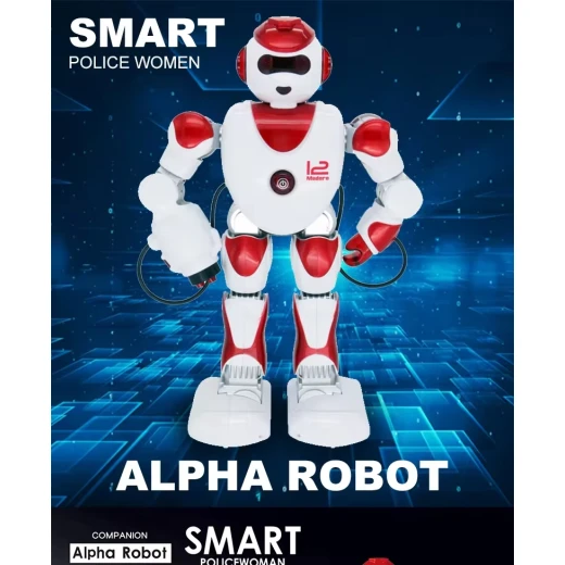 I2 Smart Police Women Alpha Robot Remote Control - Rs Toys - Image 2
