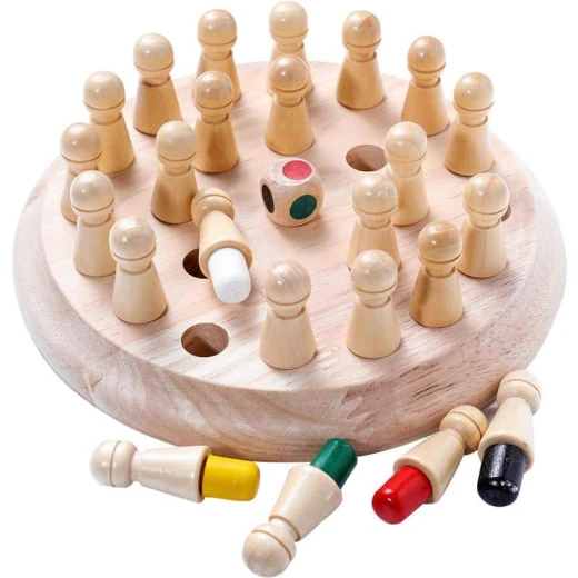 Wooden Memory Chess Game (Ohye-8716) - Rs Toys - Image 9
