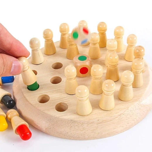 Wooden Memory Chess Game (Ohye-8716) - Rs Toys - Image 8
