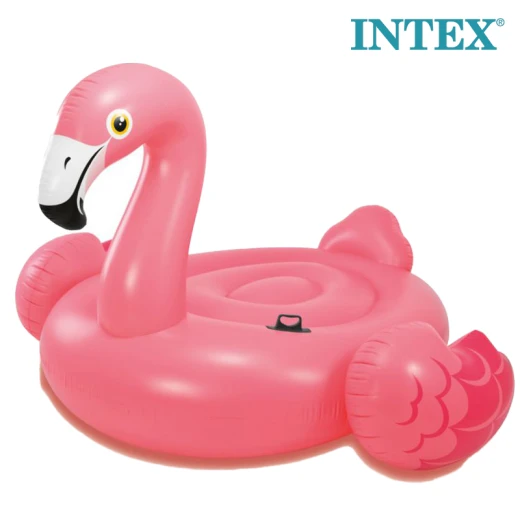 Intex Inflatable Flamingo Ride-On Pool Float Durable, Pink, with Two-Way Chambers, Handle, and Repair Patch 40kg Weight Capacity For Kids 8+ & Adults, Perfect for Pool Play & Parties - Intex - Image 5