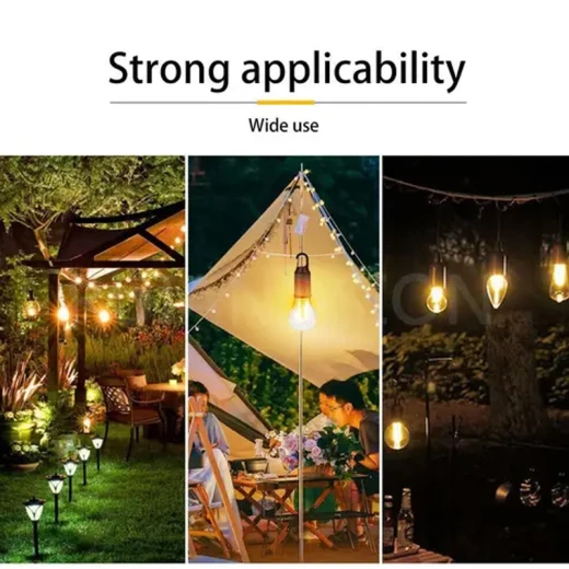 Hanging Camping Lamp Unbreakable Waterproof with Rechargeable Battery (T01) - Rs Toys - Image 6