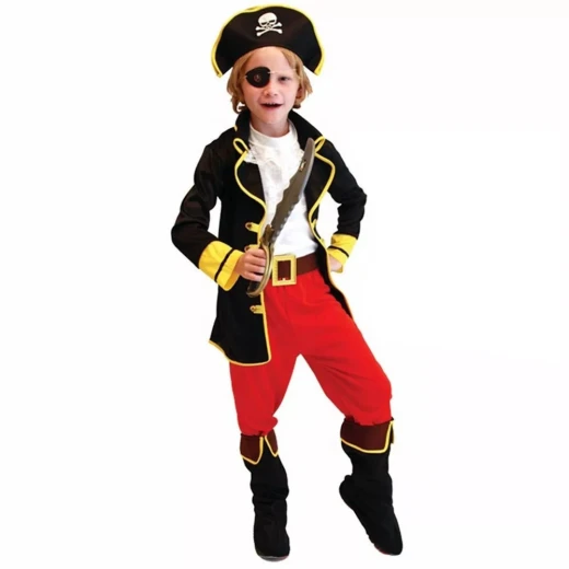 Kids Pirate Costume – Boys Fancy Dress Up Role Play Set For Ages 2-4 Years – Ideal for Halloween, Cosplay, and Parties Kids Pirate Costume – Boys Fancy Dress Up Role Play Set For Ages 2-4 Years – Ideal for Halloween, Cosplay, and Parties
